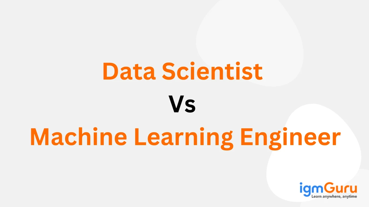 data scientist vs machine learning engineer