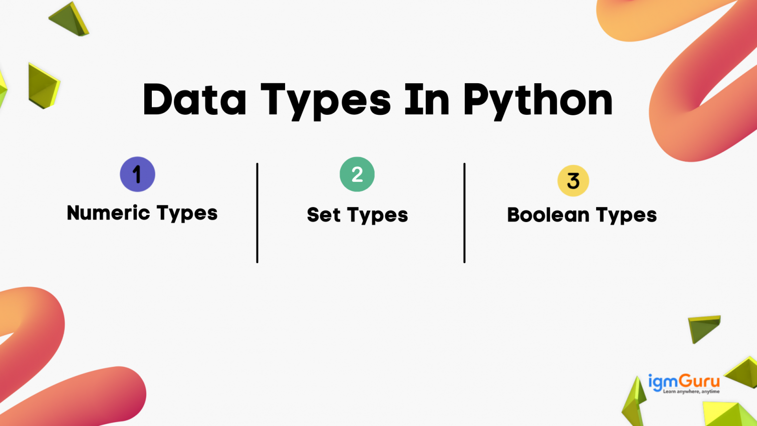Python Data Types Explained (with Examples) | igmGuru