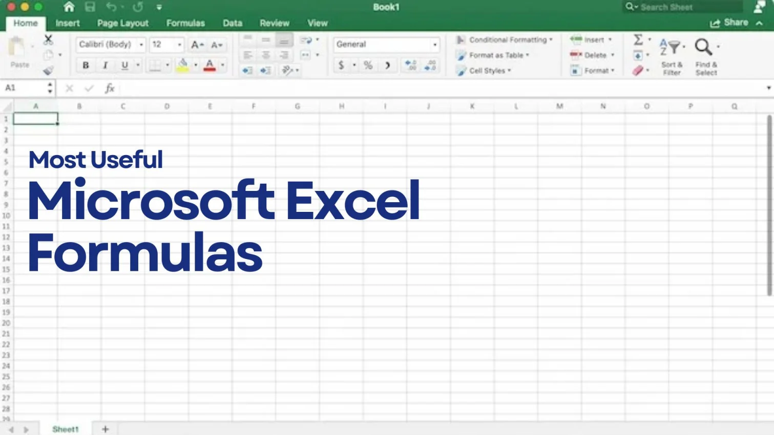 Excel Formulas