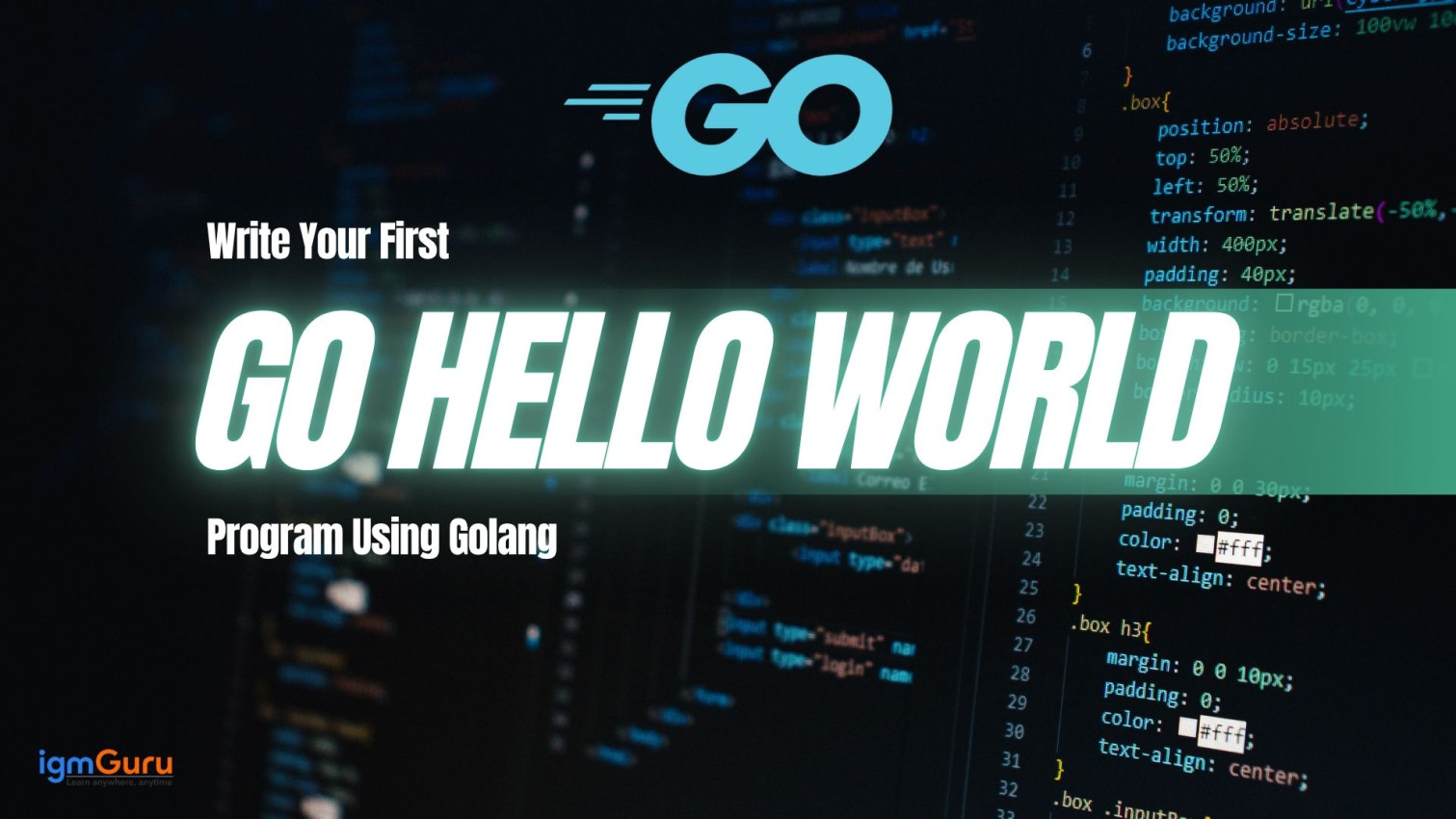Go Hello World: Your First Practice Guide to Learn Golang