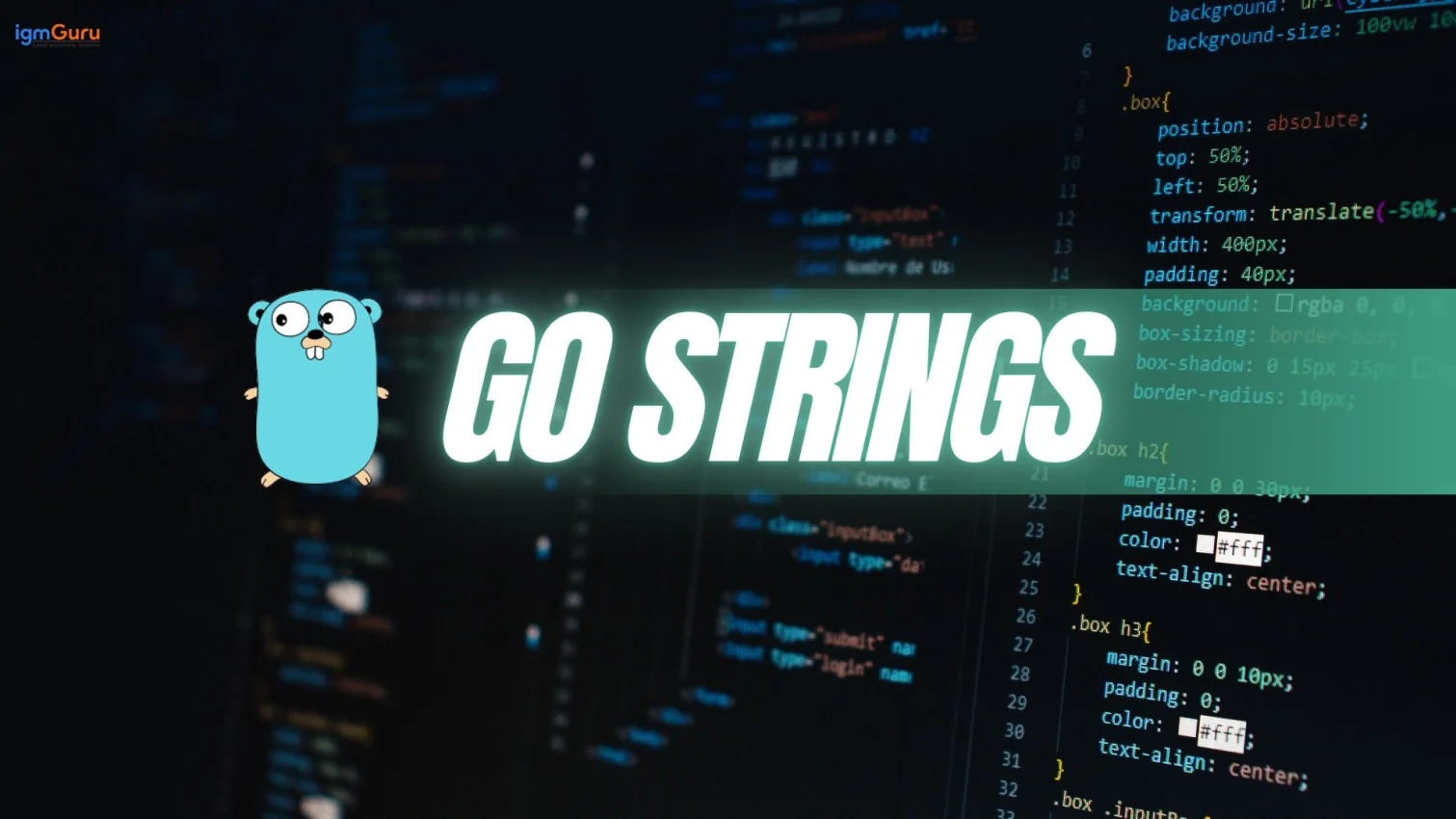Strings in Golang