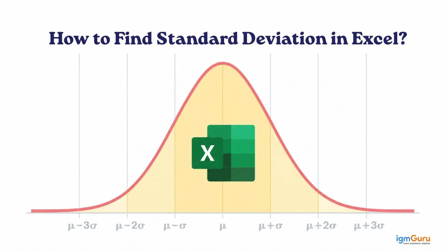 How to Find Standard Deviation in Excel?