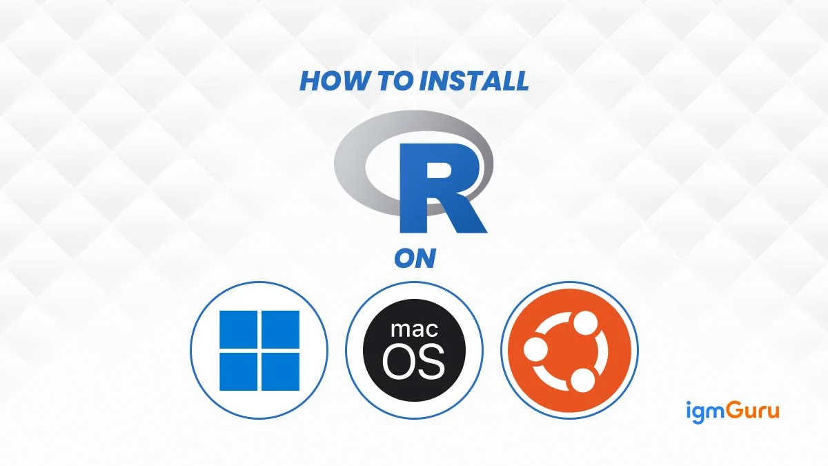 how to install r
