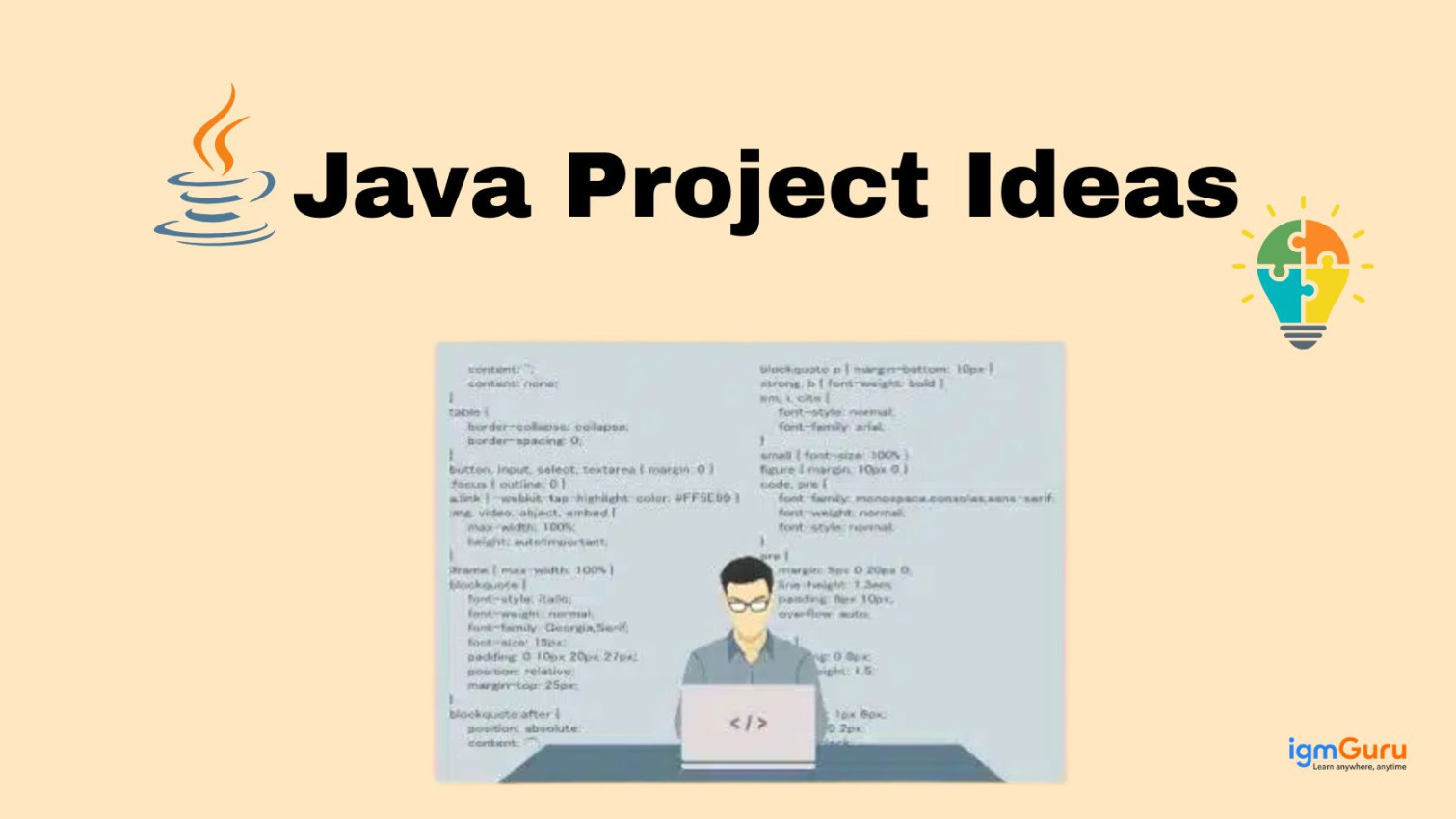 Java Project For Beginners and Experienced Professional