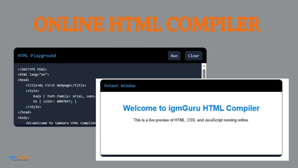 online html compiler