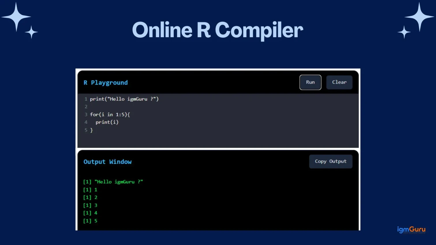 Online R Compiler