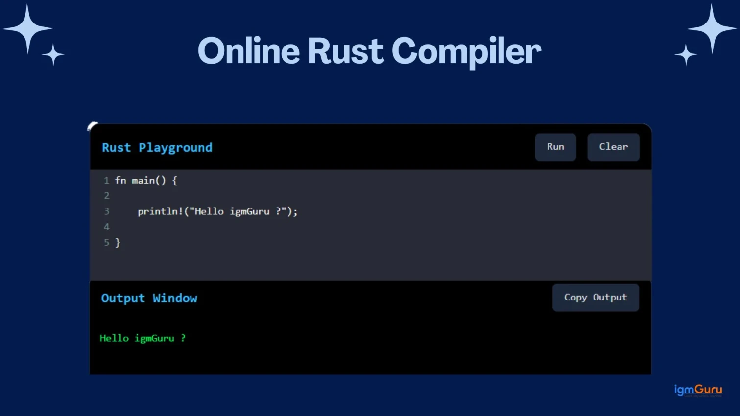 Online Rust Compiler