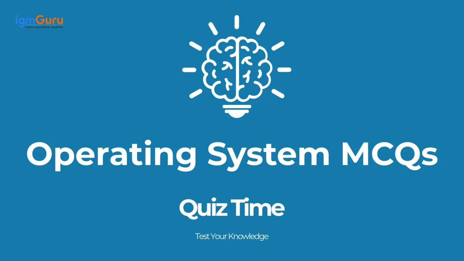 operating system mcqs