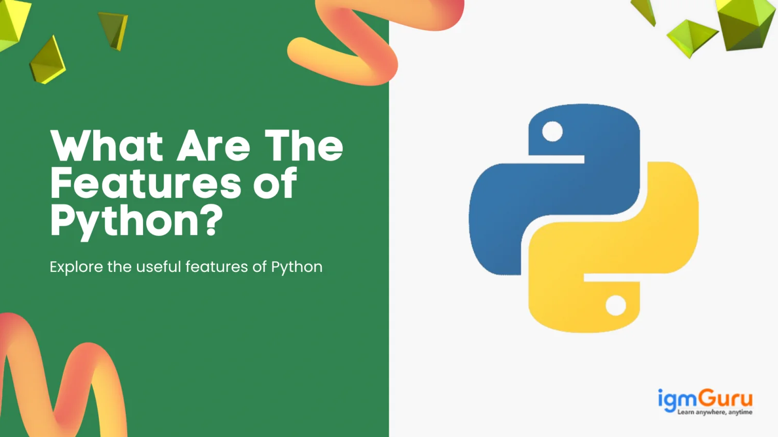 Features of python