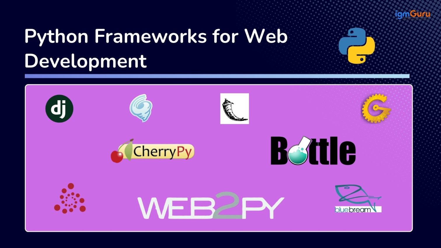 Python frameworks for web development