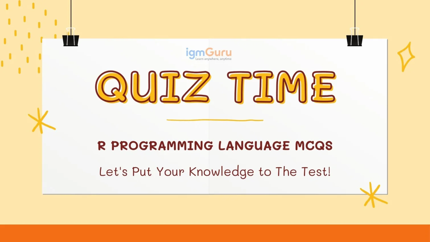 R programming MCQs