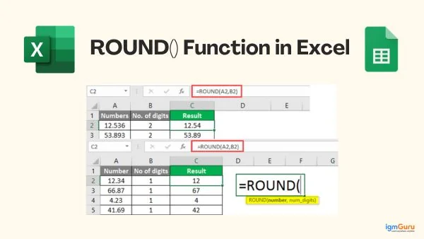 round formula in excel