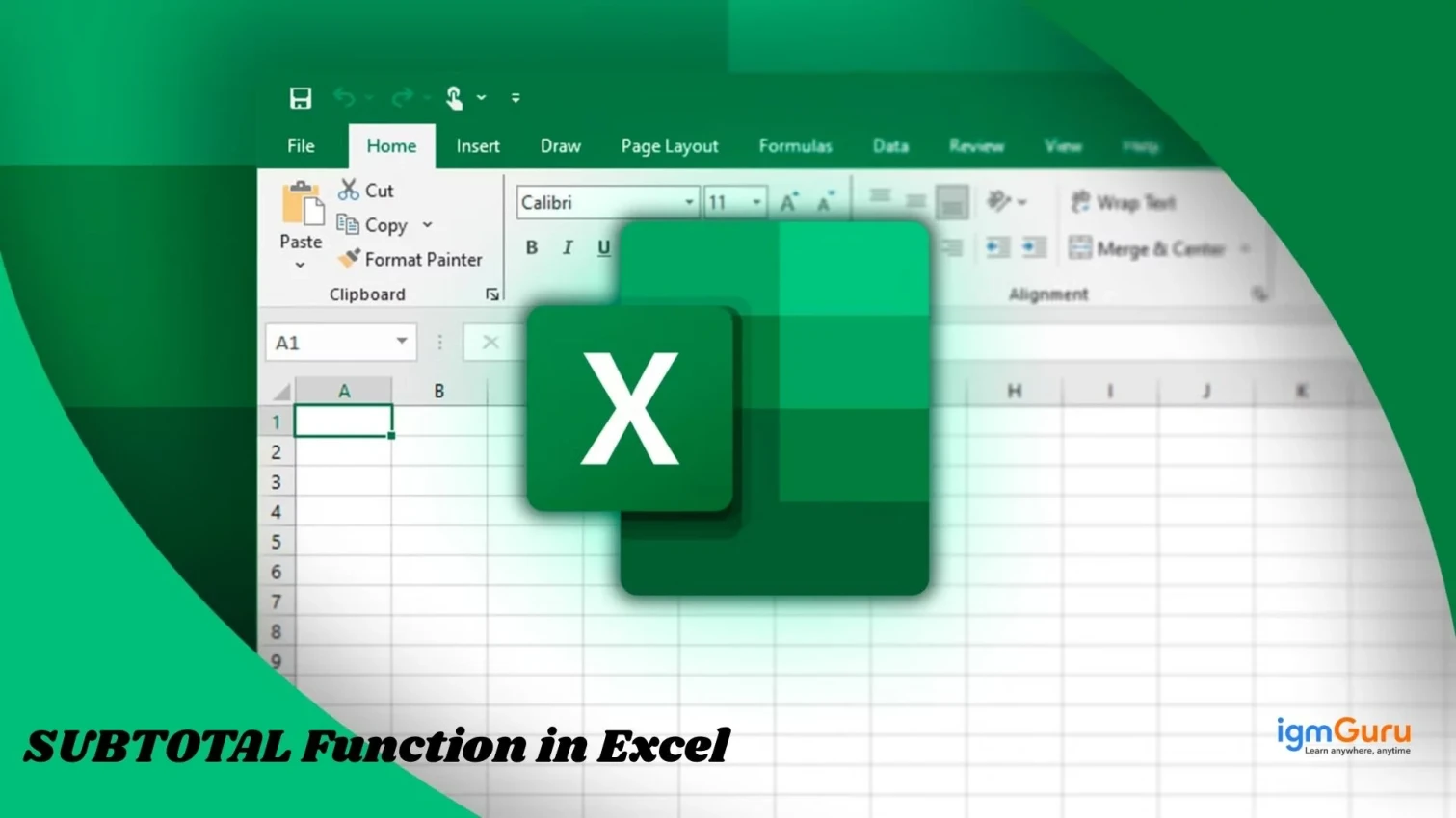 SUBTOTAL Function in Excel