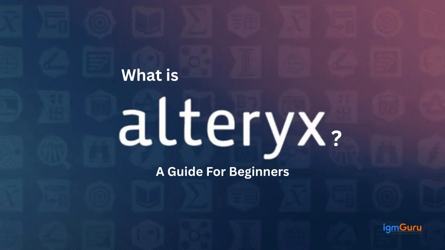 what is alteryx
