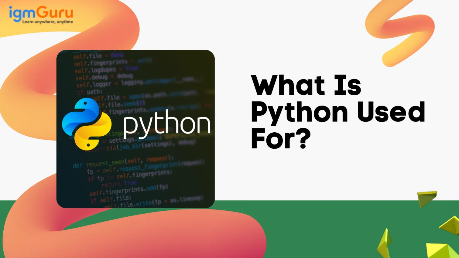 what is python used for