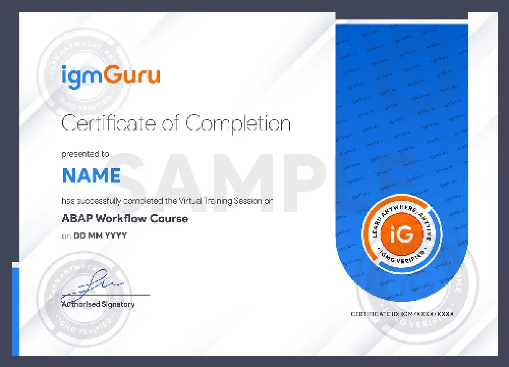 ABAP Workflow Certification Exam