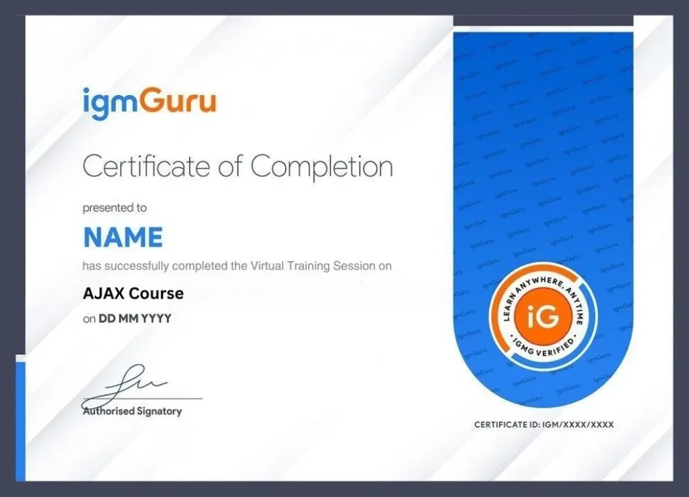 AJAX Certification