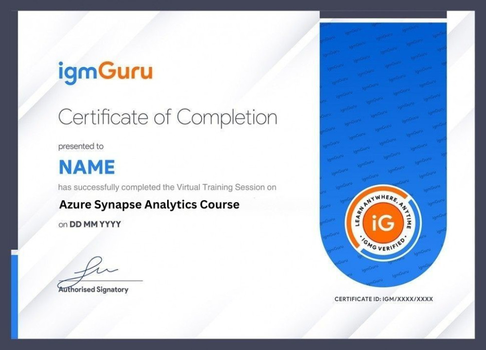 Azure Synapse Analytics Training Certification Course