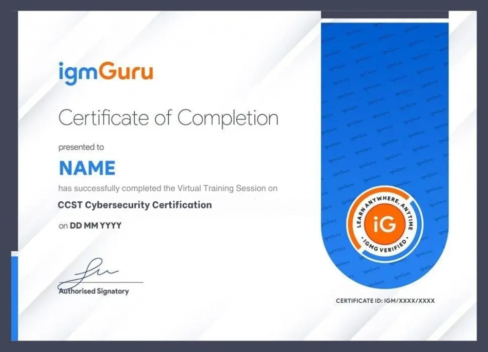 CCST Cybersecurity Certification