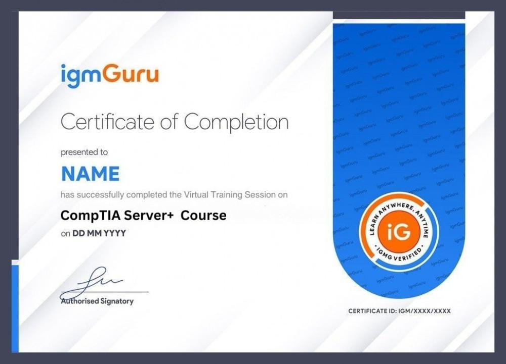 CompTIA Server+ Certification Course (SK0-005) - igmGuru