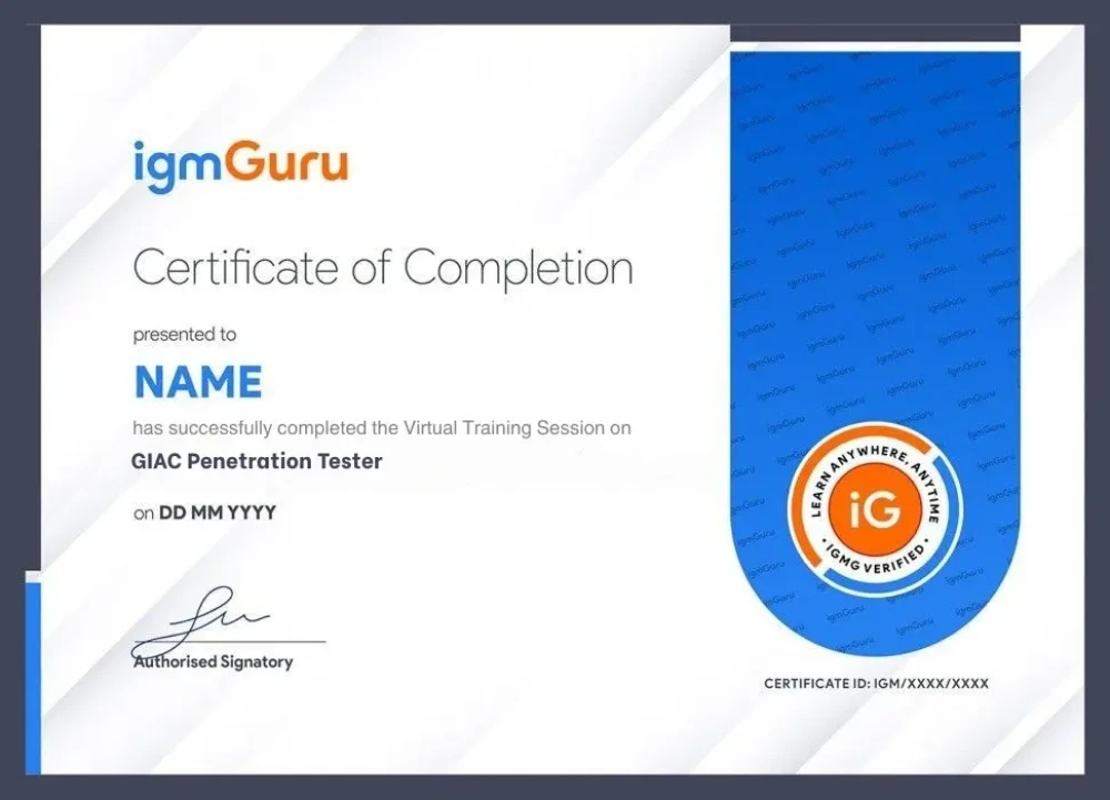 GIAC Penetration Tester Certification