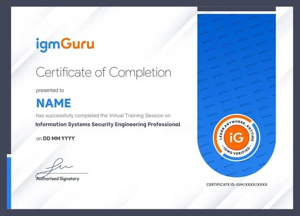 Information Systems Security Engineering Professional Certification