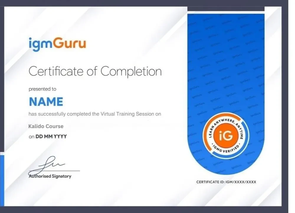 Kalido Certification