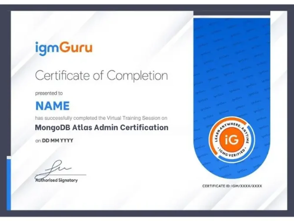 MongoDB Atlas Administrator Certification