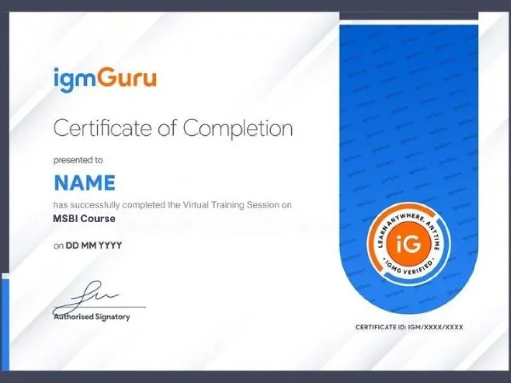 MSBI Certification Exam