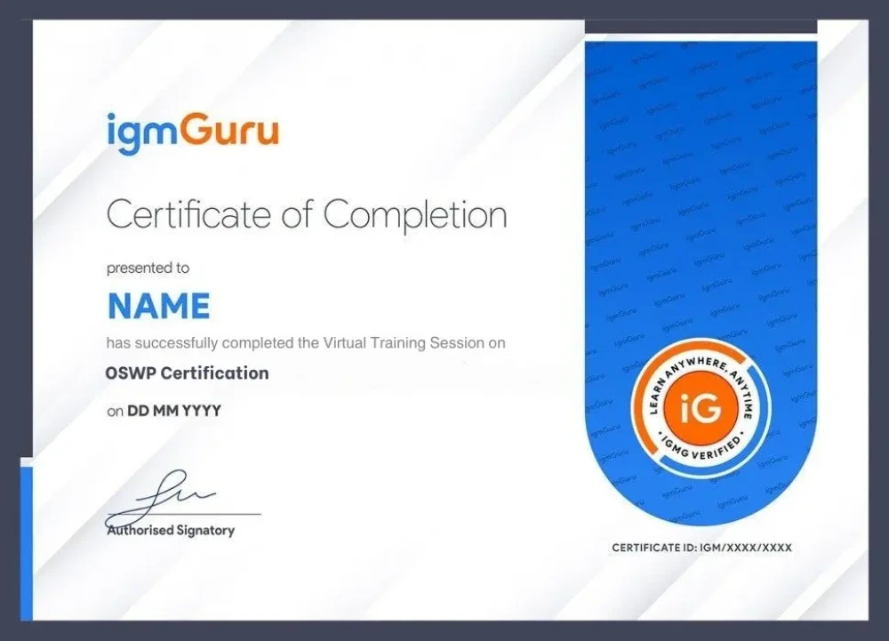 OSWP Certification