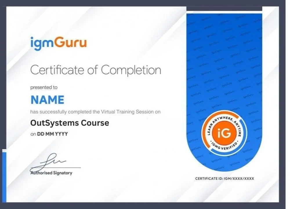 OutSystems Certification Exam