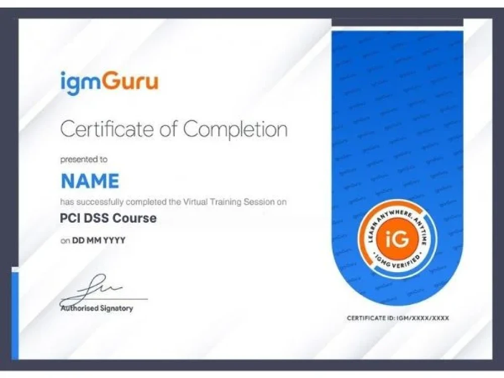 PCI DSS Compliance Certification
