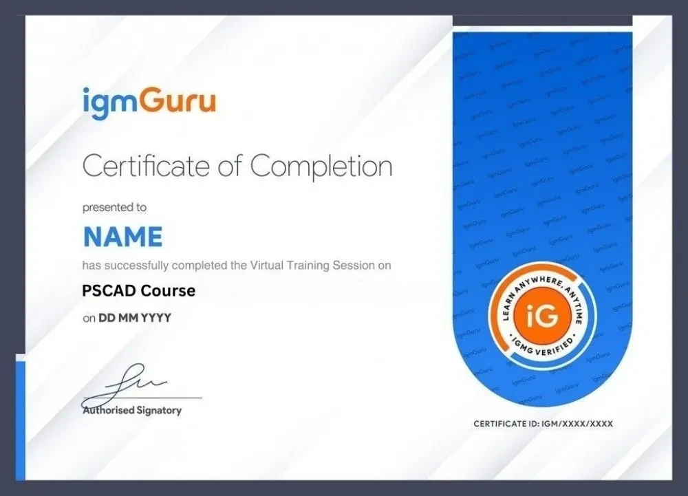 PSCAD  Certification