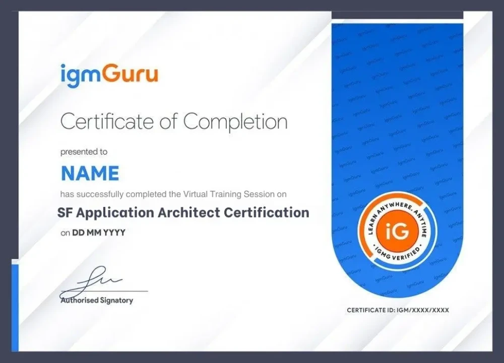 Salesforce Application Architect Certification