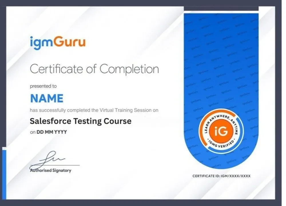 Salesforce Testing Certification