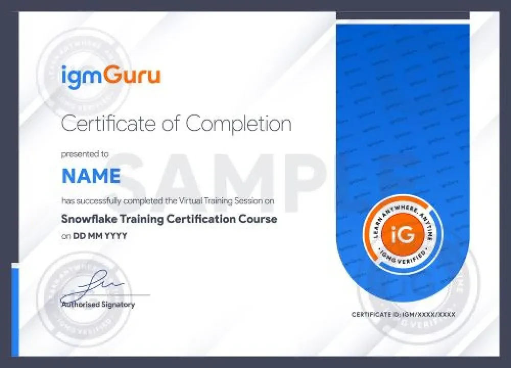 Snowflake Certification  and Exam