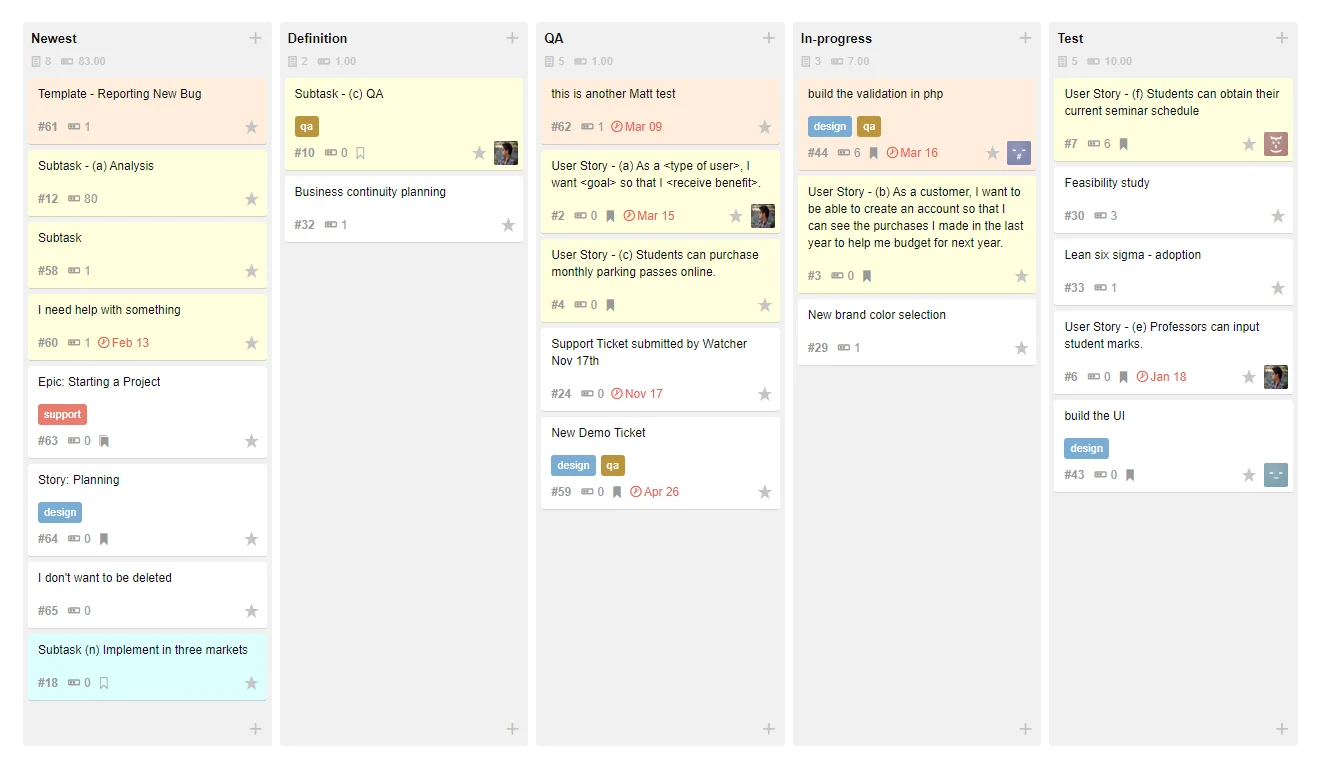 assembla interface