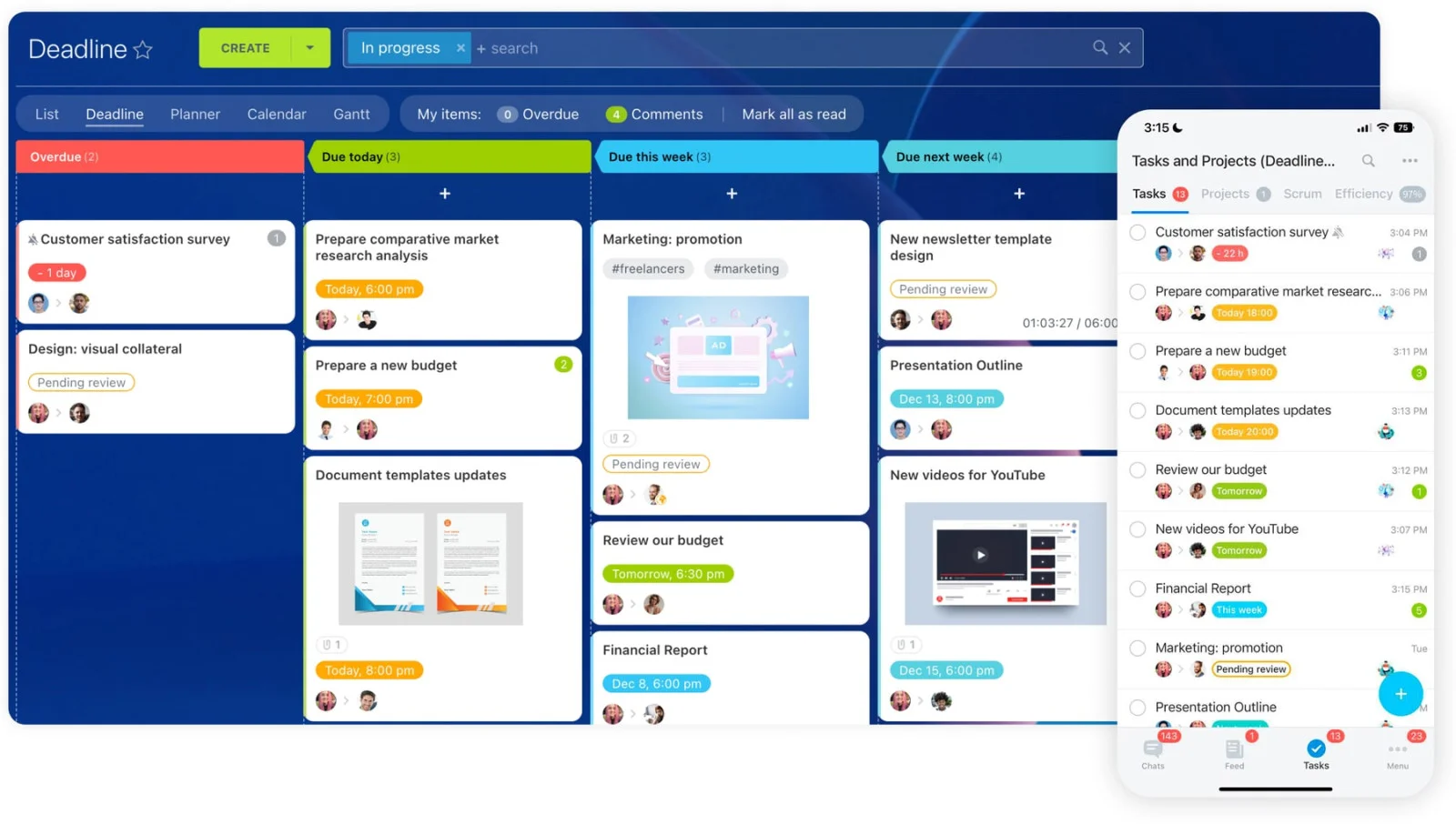bitrix24 interface