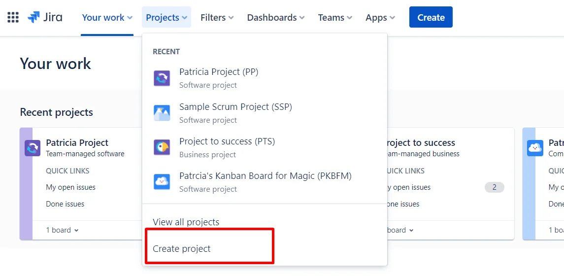 Board in Jira