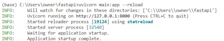 build basic fastapi app