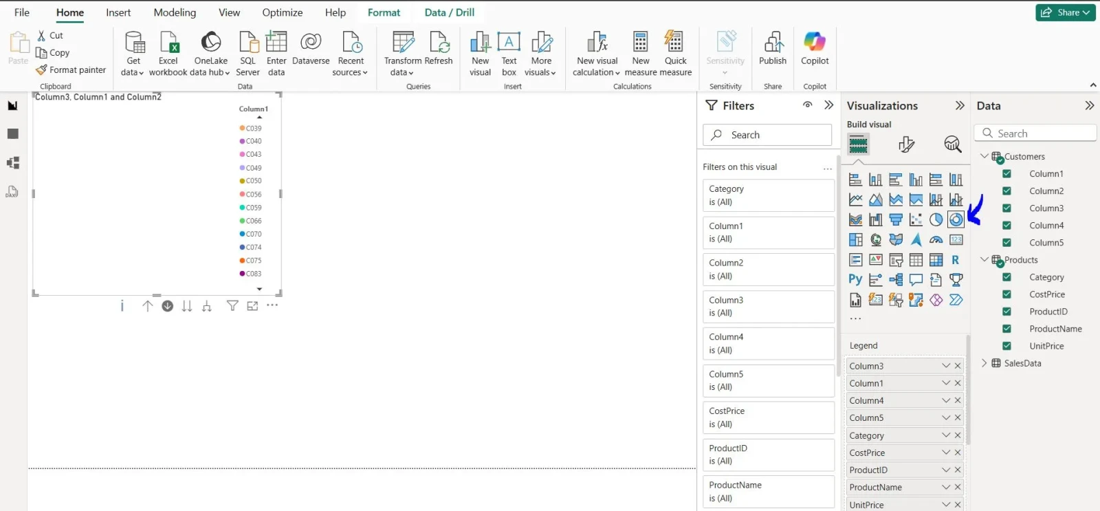 Build Visuals In The Report View Build Visuals In The Report View