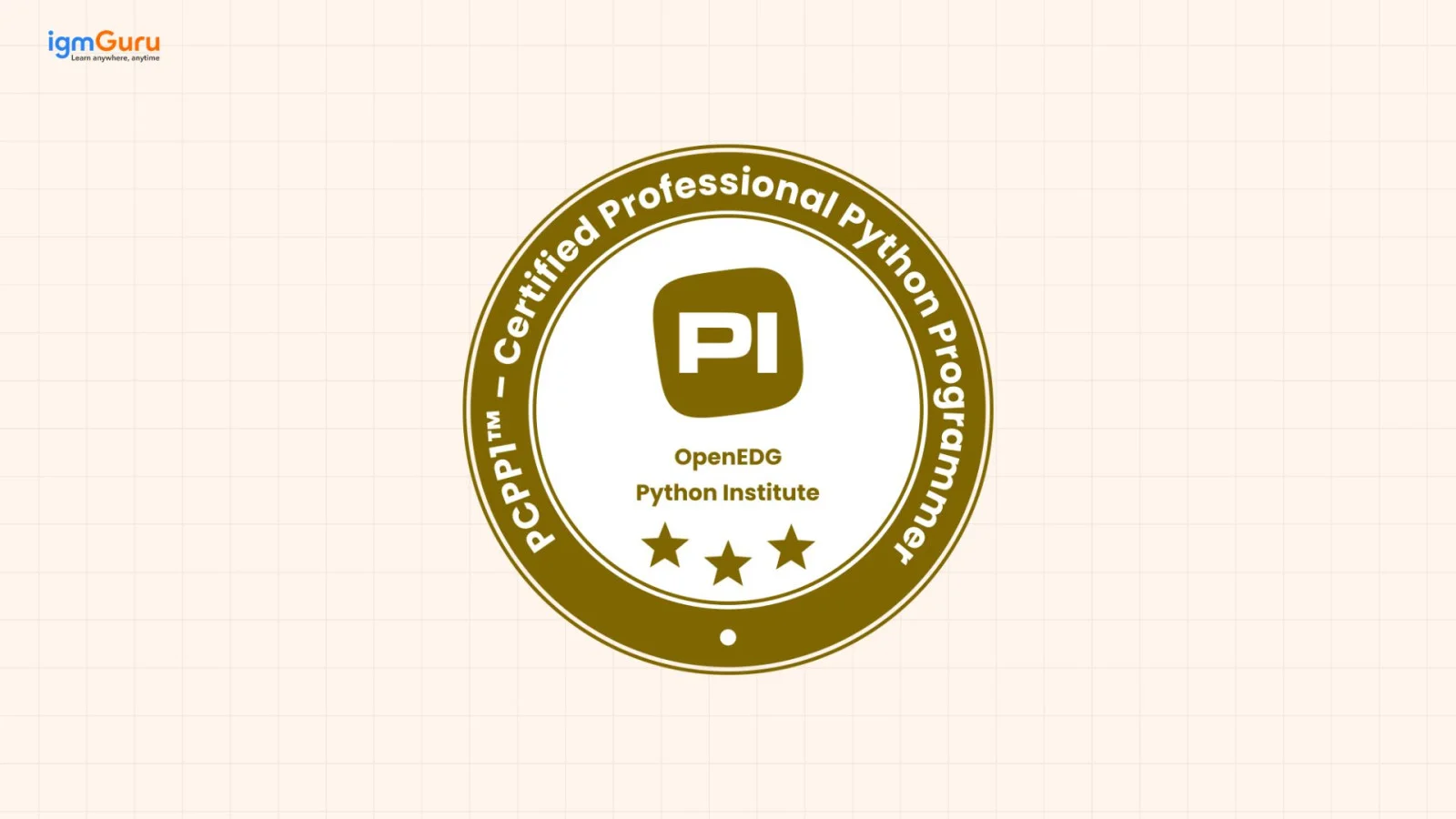 Certified Entry-Level Python Programmer