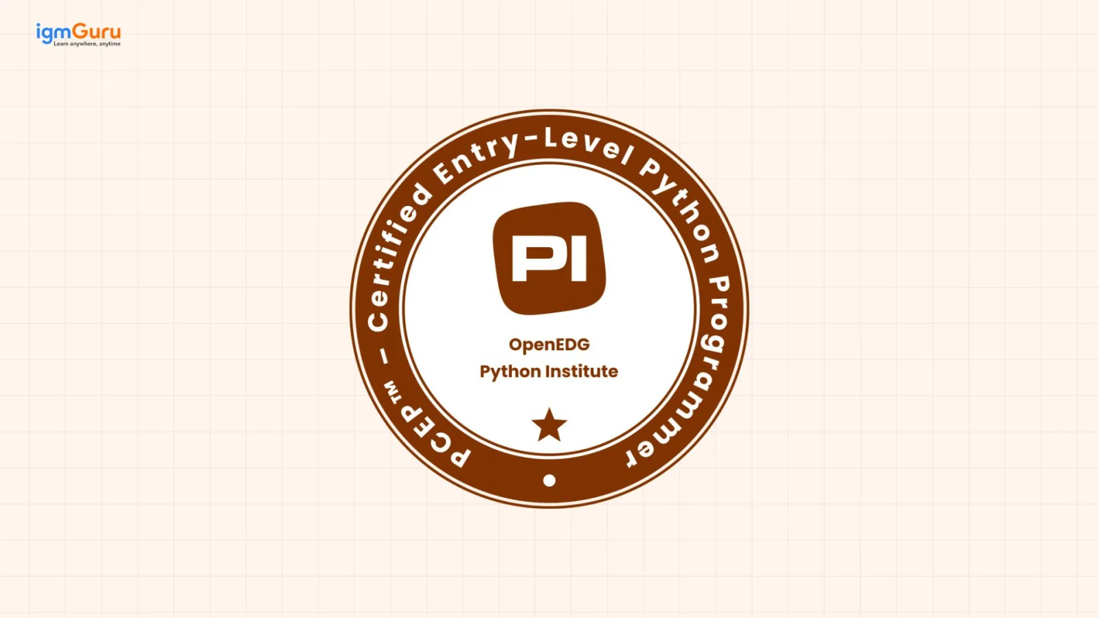 Certified Professional in Python Programming 1