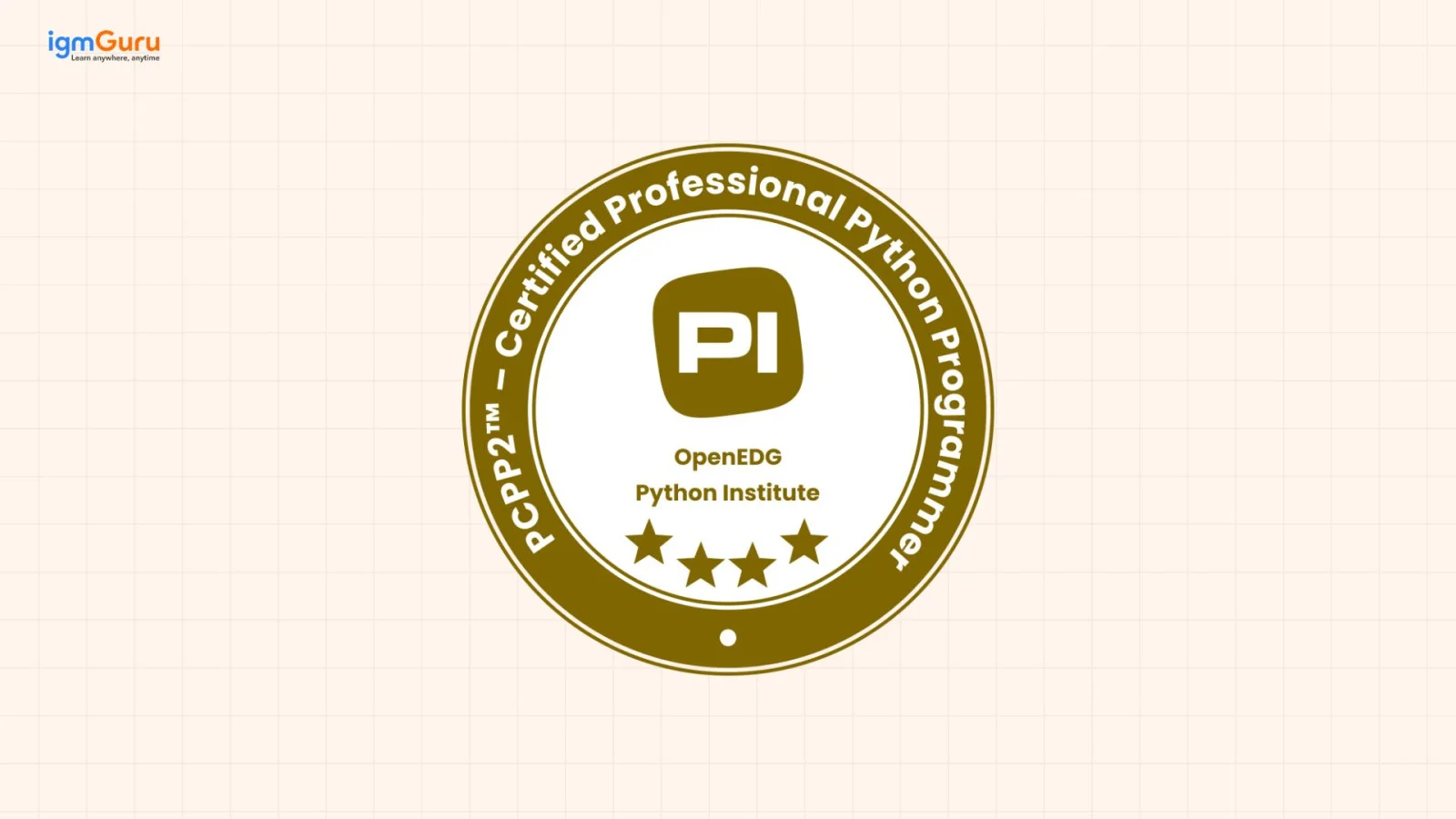 Certified Professional in Python Programming 2
