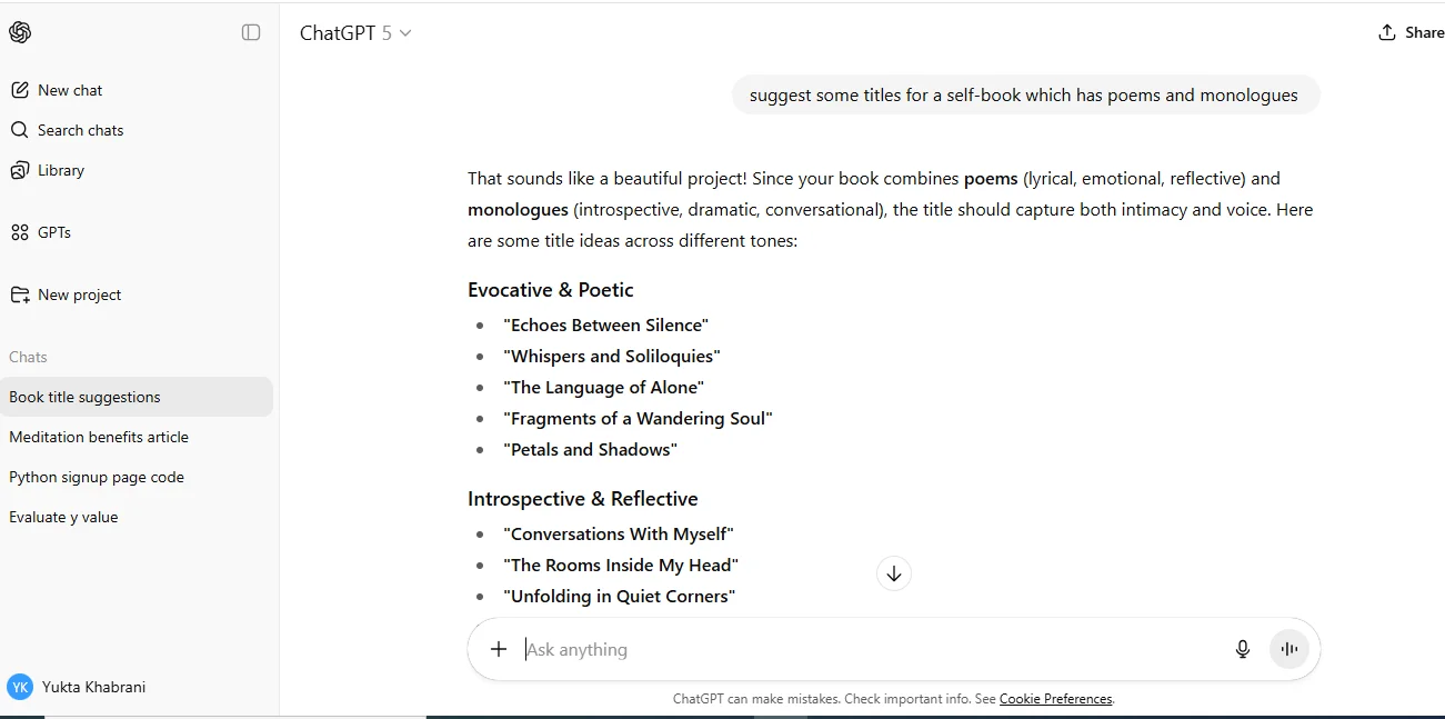 chatgpt go blog writing example