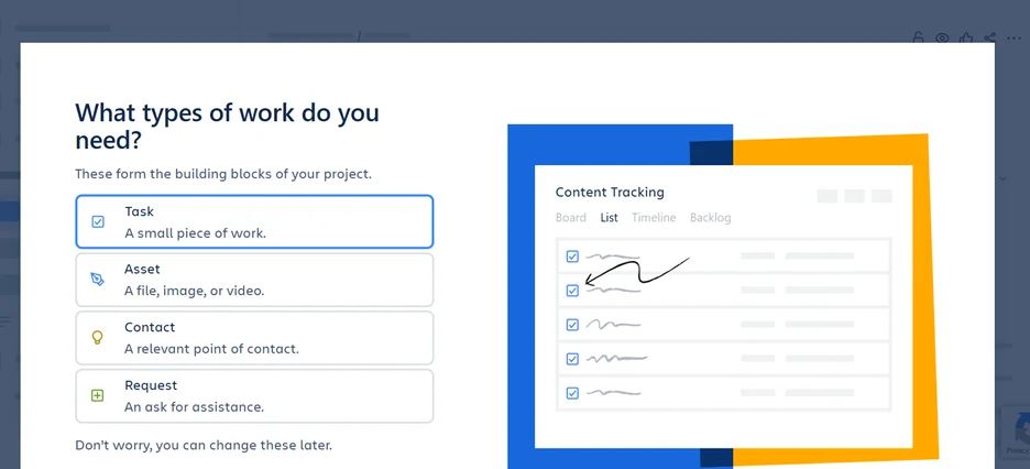 Choose the Kind of work you need