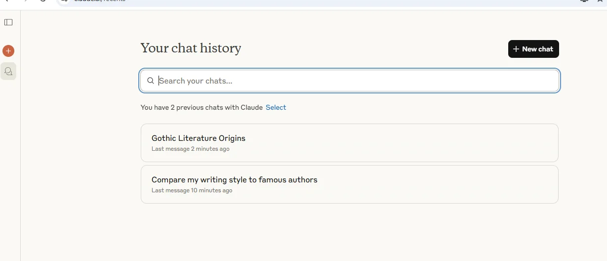 cloud chat history