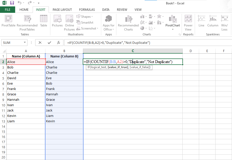 How To Compare Two Columns in Excel – Top 10 Methods