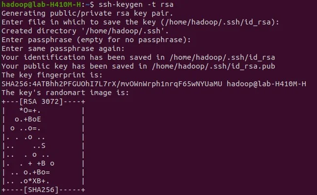 configure ssh in Hadoop