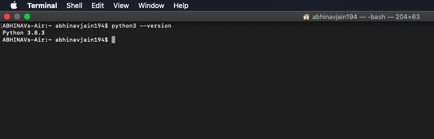 download install python